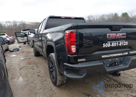 2025 GMC Sierra 1500 4Wd Standard Box Elevation With 3Vl from USA, damaged, VIN 1GTRUJEK6SZ138569